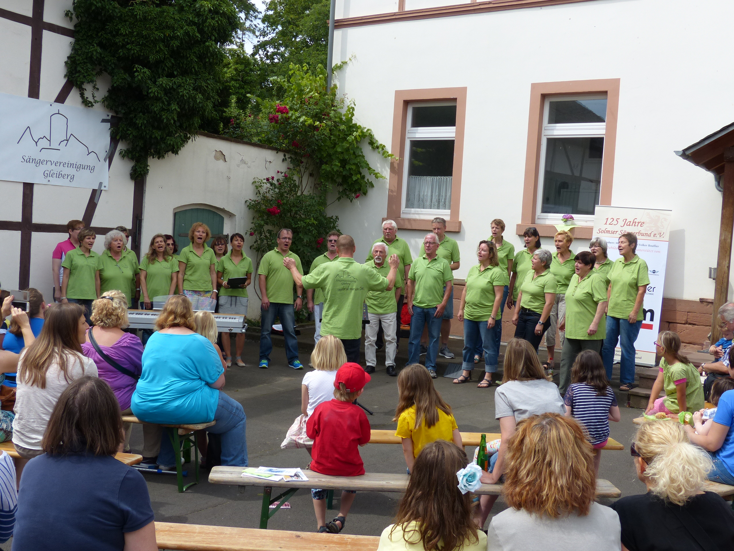 Offenes Singen auf dem Hof des Forstamts – 11. Juli 2015